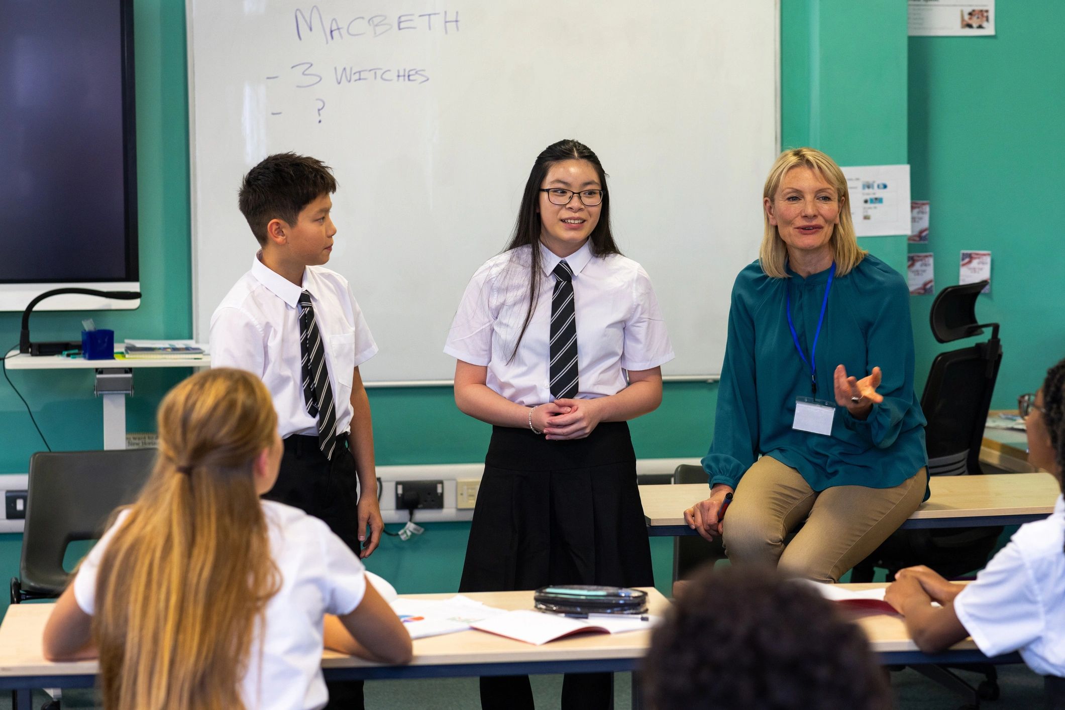 Group learning in a classroom setting